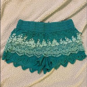 Lace shorts